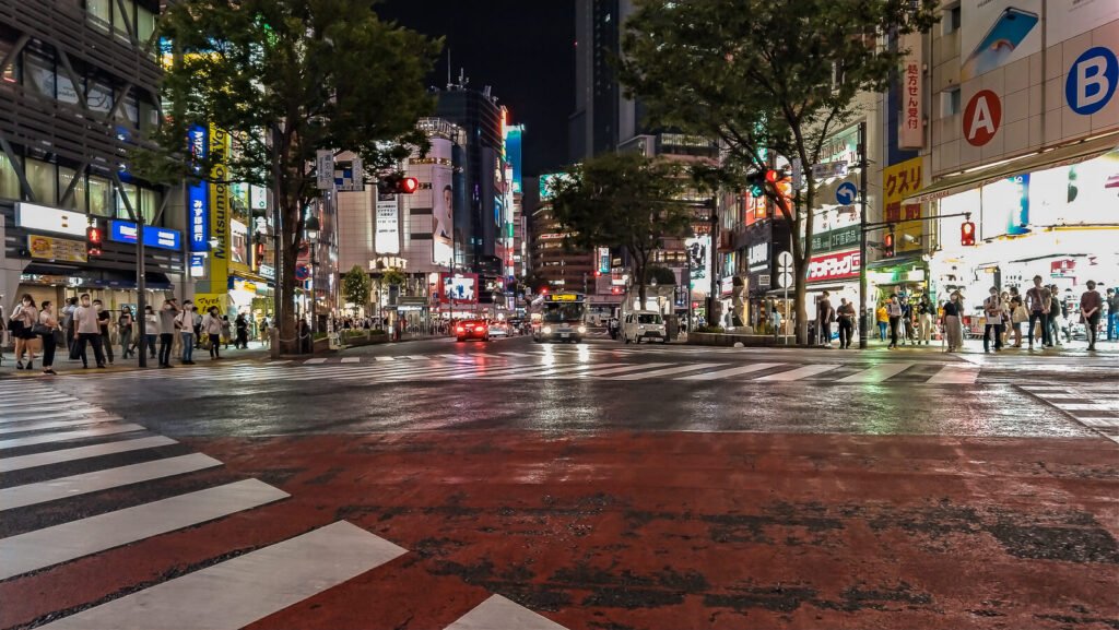 Tokyo Shibuya crosswalk